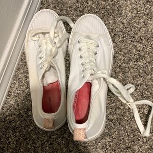 Maurices white tennis shoes 9.5 Womens. Worn less than 10 times